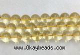 LSBS161 15 inches 18mm round citrine gemstone beads wholesale LSBS161 15 inches 18mm round citrine gemstone beads wholesale