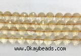 LSBS162 15 inches 16mm faceted round citrine gemstone beads wholesale LSBS162 15 inches 16mm faceted round citrine gemstone beads wholesale