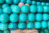 LSBS183 15 inches 20mm round green howlite turquoise beads wholesale LSBS183 15 inches 20mm round green howlite turquoise beads wholesale
