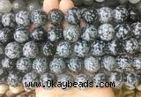 LSBS205 15 inches 16mm round snowflake obsidian gemstone beads wholesale LSBS205 15 inches 16mm round snowflake obsidian gemstone beads wholesale