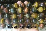 LSBS215 15 inches 16mm faceted round colorful tiger eye beads wholesale LSBS215 15 inches 16mm faceted round colorful tiger eye beads wholesale