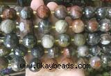LSBS219 15 inches 16mm faceted round wooden jasper beads wholesale LSBS219 15 inches 16mm faceted round wooden jasper beads wholesale