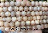 LSBS236 15 inches 14mm round pink sunstone gemstone beads wholesale LSBS236 15 inches 14mm round pink sunstone gemstone beads wholesale