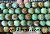 LSBS247 15 inches 16mm round green opal gemstone beads wholesale LSBS247 15 inches 16mm round green opal gemstone beads wholesale