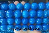 LSBS258 15 inches 20mm round blue agate gemstone beads wholesale LSBS258 15 inches 20mm round blue agate gemstone beads wholesale