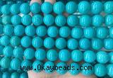 LSBS266 15 inches 14mm round blue howlite turquoise gemstone beads wholesale LSBS266 15 inches 14mm round blue howlite turquoise gemstone beads wholesale