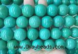 LSBS276 15 inches 20mm round green howlite turquoise gemstone beads wholesale LSBS276 15 inches 20mm round green howlite turquoise gemstone beads wholesale