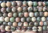 LSBS313 15 inches 16mm faceted round ocean agate gemstone beads wholesale LSBS313 15 inches 16mm faceted round ocean agate gemstone beads wholesale