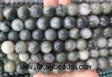 LSBS343 15 inches 14mm round green rabbit hair beads wholesale LSBS343 15 inches 14mm round green rabbit hair beads wholesale