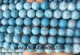 LSBS344 15 inches 14mm round blue sky stone beads wholesale LSBS344 15 inches 14mm round blue sky stone beads wholesale