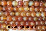LSBS353 15 inches 14mm round red agate gemstone beads wholesale LSBS353 15 inches 14mm round red agate gemstone beads wholesale