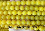 LSBS354 15 inches 14mm round yellow agate gemstone beads wholesale LSBS354 15 inches 14mm round yellow agate gemstone beads wholesale
