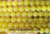 LSBS355 15 inches 14mm round yellow agate gemstone beads wholesale LSBS355 15 inches 14mm round yellow agate gemstone beads wholesale