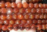 LSBS371 15 inches 16mm faceted round red agate gemstone beads wholesale LSBS371 15 inches 16mm faceted round red agate gemstone beads wholesale