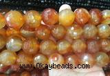 LSBS378 15 inches 20mm faceted round red agate gemstone beads wholesale LSBS378 15 inches 20mm faceted round red agate gemstone beads wholesale
