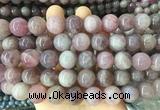 LSBS401 15 inches 14mm round madagascar rose quartz gemstone beads wholesale LSBS401 15 inches 14mm round madagascar rose quartz gemstone beads wholesale