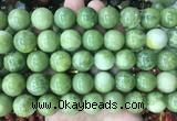 LSBS461 15 inches 16mm round china jade gemstone beads wholesale LSBS461 15 inches 16mm round china jade gemstone beads wholesale