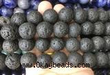 LSBS50 15 inches 16mm round black lava gemstone beads wholesale LSBS50 15 inches 16mm round black lava gemstone beads wholesale