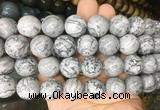 LSBS52 15 inches 16mm round grey picture jasper gemstone beads wholesale LSBS52 15 inches 16mm round grey picture jasper gemstone beads wholesale