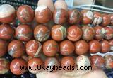 LSBS53 15 inches 16mm round red jasper gemstone beads wholesale LSBS53 15 inches 16mm round red jasper gemstone beads wholesale