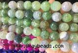 LSBS551 15 inches 16mm faceted round agate gemstone beads wholesale LSBS551 15 inches 16mm faceted round agate gemstone beads wholesale