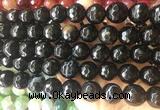 LSBS553 15 inches 16mm faceted round agate gemstone beads wholesale LSBS553 15 inches 16mm faceted round agate gemstone beads wholesale
