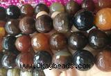 LSBS595 15 inches 20mm faceted round agate gemstone beads wholesale LSBS595 15 inches 20mm faceted round agate gemstone beads wholesale