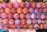 LSBS71 15 inches 16mm round red dragon veins agate beads wholesale  LSBS71 15 inches 16mm round red dragon veins agate beads wholesale