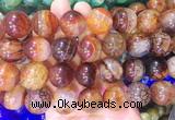 LSBS75 15 inches 18mm round coffee dragon veins agate beads wholesale  LSBS75 15 inches 18mm round coffee dragon veins agate beads wholesale