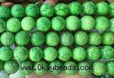 LSBS752 15 inches 16mm round howlite turquoise gemstone beads wholesale LSBS752 15 inches 16mm round howlite turquoise gemstone beads wholesale