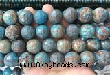 LSBS848 15 inches 18mm faceted round patterned agate gemstone beads wholesale LSBS848 15 inches 18mm faceted round patterned agate gemstone beads wholesale