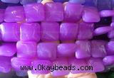 LSBS886 15 inches 20mm square candy jade gemstone beads wholesale LSBS886 15 inches 20mm square candy jade gemstone beads wholesale