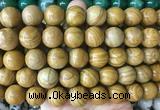 LSBS915 15 inches 16mm round yellow wooden jasper gemstone beads wholesale LSBS915 15 inches 16mm round yellow wooden jasper gemstone beads wholesale