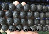 LSBS930 15 inches 18mm round black lava gemstone beads wholesale LSBS930 15 inches 18mm round black lava gemstone beads wholesale