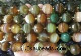LSBS944 15 inches 16mm faceted round Banded agate gemstone beads wholesale LSBS944 15 inches 16mm faceted round Banded agate gemstone beads wholesale