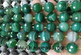 LSBS945 15 inches 16mm faceted round Banded agate gemstone beads wholesale LSBS945 15 inches 16mm faceted round Banded agate gemstone beads wholesale