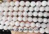 LSBS950 15 inches 14mm faceted round rose quartz gemstone beads wholesale LSBS950 15 inches 14mm faceted round rose quartz gemstone beads wholesale