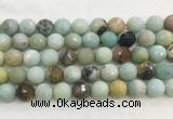 LSBS959 15 inches 14mm faceted round amazonite gemstone beads wholesale LSBS959 15 inches 14mm faceted round amazonite gemstone beads wholesale