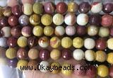 LSBS964 15 inches 14mm faceted round mookaite gemstone beads wholesale LSBS964 15 inches 14mm faceted round mookaite gemstone beads wholesale