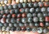 LSBS965 15 inches 14mm faceted round blood jasper gemstone beads wholesale LSBS965 15 inches 14mm faceted round blood jasper gemstone beads wholesale