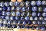 LSBS971 15 inches 14mm faceted round sodalite gemstone beads wholesale LSBS971 15 inches 14mm faceted round sodalite gemstone beads wholesale