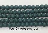 LVBS06 6mm, 8mm, 10mm, 12mm, 14mm, 16mm, 18mm & 20mm round charm blue lava beads