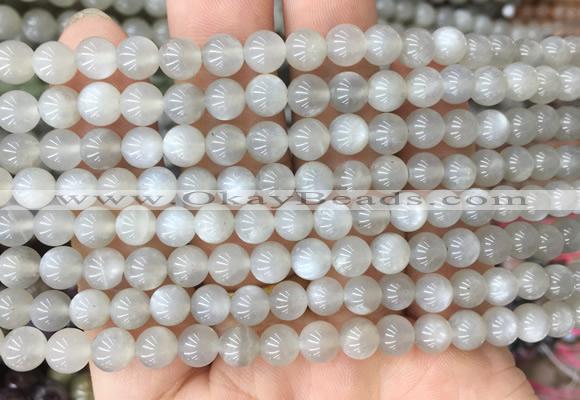 MSBS06 15 inches 6mm round moonstone gemstone beads wholesale