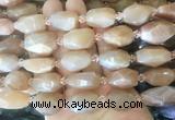 MSBS27 15 inches 12*16mm - 15*20mm faceted nuggets moonstone beads  MSBS27 15 inches 12*16mm - 15*20mm faceted nuggets moonstone beads