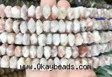 NGBS210 15 inches 8*12mm - 10*14mm faceted nuggets sunstone beads