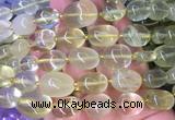 NGBS23 15 inches 8*12 - 10*14mm nuggets lemon quartz gemstone beads