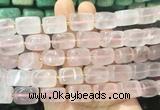 NGBS273 15 inches 12*16mm - 13*18mm nuggets rose quartz beads wholesale NGBS273 15 inches 12*16mm - 13*18mm nuggets rose quartz beads wholesale