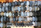 NGBS296 15 inches 8*14mm - 10*16mm faceted nuggets agate beads wholesale NGBS296 15 inches 8*14mm - 10*16mm faceted nuggets agate beads wholesale