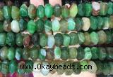 NGBS303 15 inches 8*14mm - 10*16mm faceted nuggets agate beads wholesale NGBS303 15 inches 8*14mm - 10*16mm faceted nuggets agate beads wholesale