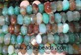 NGBS306 15 inches 8*14mm - 10*16mm faceted nuggets agate beads wholesale NGBS306 15 inches 8*14mm - 10*16mm faceted nuggets agate beads wholesale